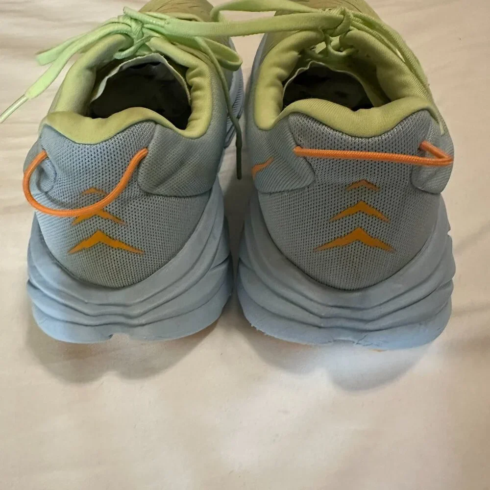 HOKA Rincon 3 Women’s Running Shoes – Size 8 – Fresh Green/Blue – Excellent Cond - Picture 4 of 5